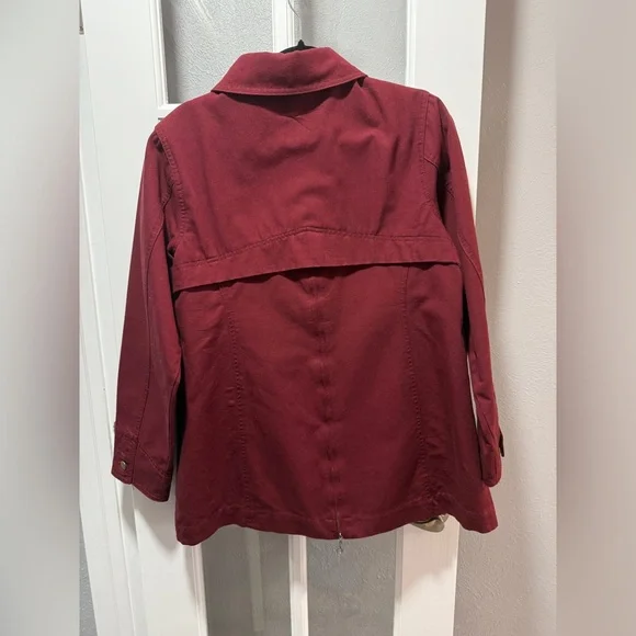 Pendleton Womens Crimson Canvas Coat - Picture 9 of 13